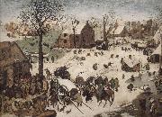 Pieter Bruegel Household surveys of Bethlehem painting